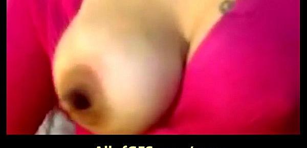  Sexy Latina Showing Her Huge Boob